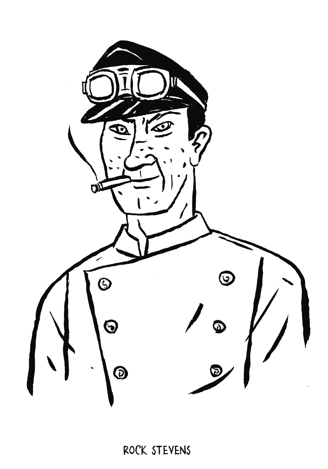 Rock Stevens, illustratie van Johnny Bekaert