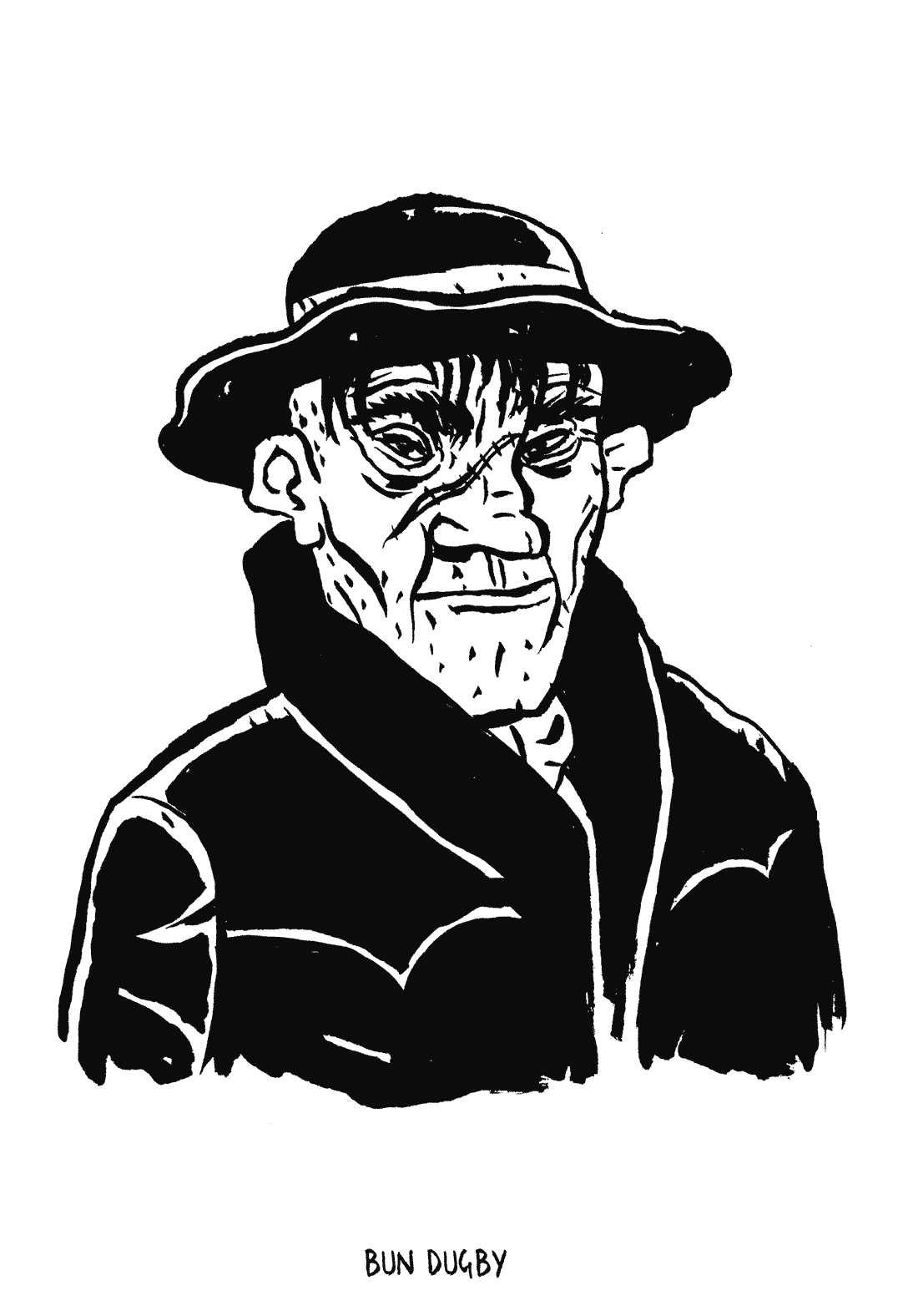 Bun Dugby, illustratie van Johnny Bekaert
