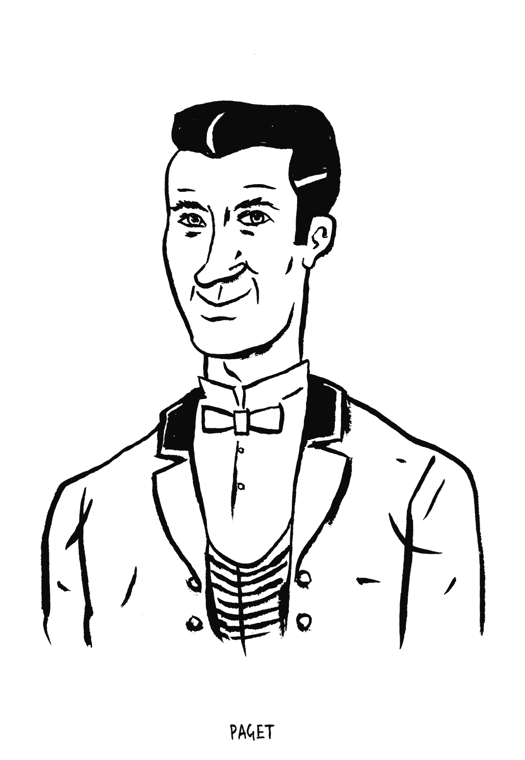 Paget, illustratie van Johnny Bekaert