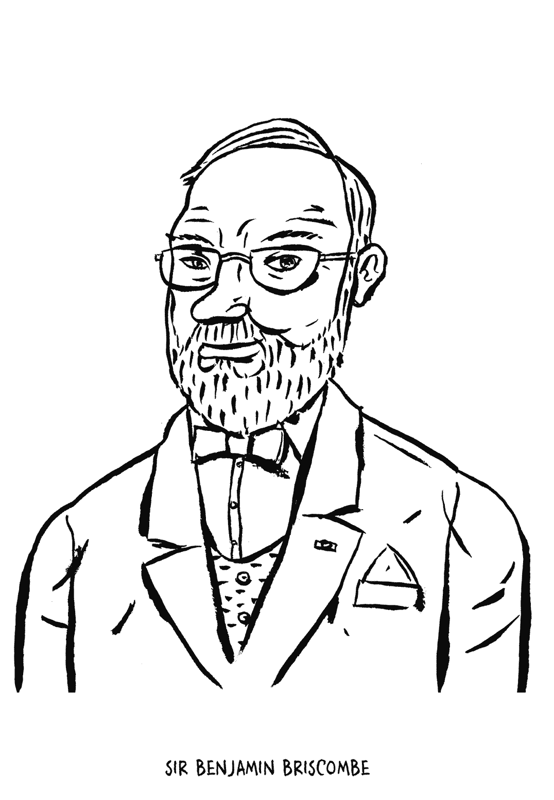 Sir Benjamin Briscombe, illustratie van Johnny Bekaert
