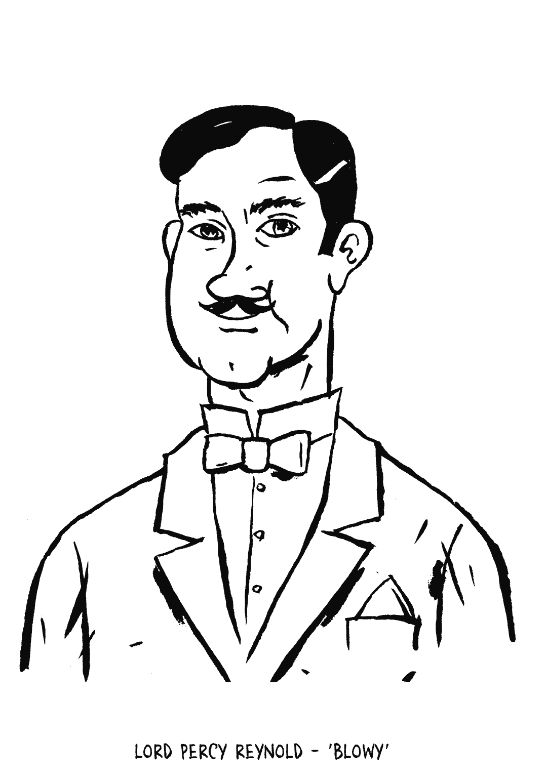 Lord Percy Reynolds - 'Blowy', illustratie van Johnny Bekaert